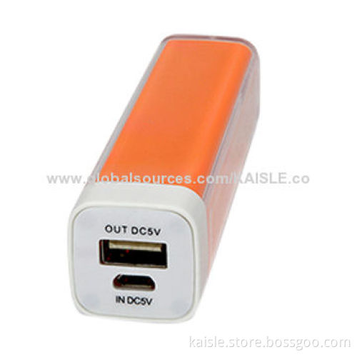 Lipstick Power Banks, 2,600mAh Capacity & Short Charge Protect